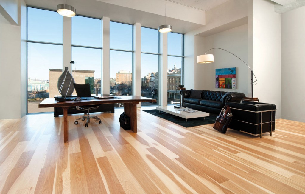 Hardwood engineered flooring